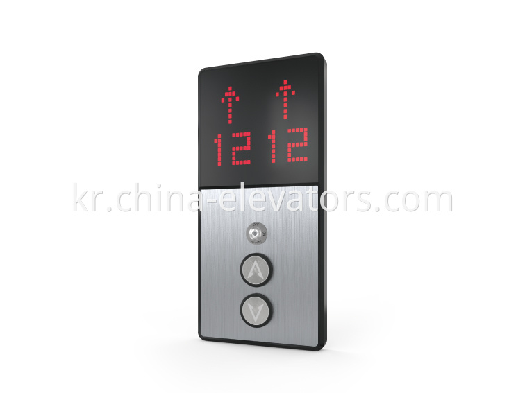 Duplex Passenger Lift LOP With 2 Indicators Dot Matrix Display